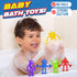 Baby Bath Suction Toy: No Hole Suction Bath Toys for Toddlers, Robot Fidget Toys for Sensory Play