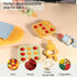 WAJIAYON Baby Food Freezer Tray,Silicone Nibble Freezer Tray,Baby Fruit Food Feeder Teether,Breastmilk Popsicle
