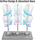 Countertop 9 NiHome Baby Bottle Drying Rack with Diatomite Base & Stainless Steel Frame, Foldable Organizer Holds