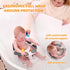 6 Baby Bath Seat for Babies Months & Up Sitting Up,Infant Bath Seat with Temperature Alert+Open Backrest+on/Off