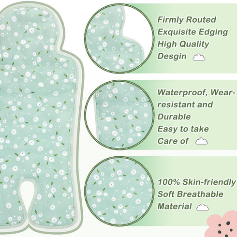2 Summer Pinkunn Pcs Gel Car Seat Cooling Pad for Baby Breathable Ice Cushion Multifunctional Ice Stroller Cooler Mat