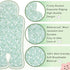 2 Summer Pinkunn Pcs Gel Car Seat Cooling Pad for Baby Breathable Ice Cushion Multifunctional Ice Stroller Cooler Mat