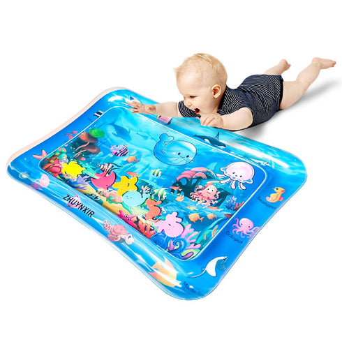 ZHUYNXIR (27.5x20 Infant Play mat, Inflatable Play Mat Water Cushion Baby Water mat, Fun Early Development Activity