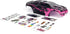 Custom Body Muddy Hot Pink Over Black Style Compatible for E-Revo 1/10 Scale RC Car or Truck (Truck not Included)