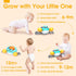 Tummy 6-12 1 12-18 Musical Crawling Crab Baby Toy - Time Toys for Months Boy Girl, Light-up Walking Crab Toys for Year