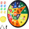 BELLOCHIDDO 14" Dart Board for Kids, Dart Game for 3-10 Years Old with 8 Sticky Balls, Indoor Outdoor Party Toys