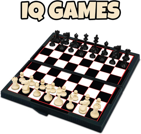 12 5" Gamie Magnetic Board Travel Games for Kids, Includes Retro Fun Games - Compact Design, Individually Boxed Travel
