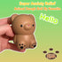 Kawaite Gummy (1 Pack) Brown Bear Stress Relief Dough Ball - Animal Squishy Squeeze Ball Fidget Toy - Stretchy Stress