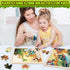 4 Packs Puzzles for Kids Ages 4-6 - Wooden Dinosaur Puzzles for Toddlers Ages 2-4, Educational Dino Toys