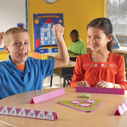 Learning Resources Tri-FACTa Multiplication & Division Game - Math Manipulatives, Kid Montessori Board Games, Classroom