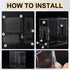 Compact Breast Milk Storage Tower - Transparent Container for Easy Organization
