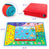 Tummy Baby Crawling Mat,Baby Play Mat for Floor,Large Cotton Educational Time Mat, Foldable Non-Slip Super Soft Padded