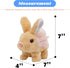 Hopearl Hopping Rabbit with Dress Interactive Electronic Pet Plush Bunny Toy with Sounds and Movements, Animated
