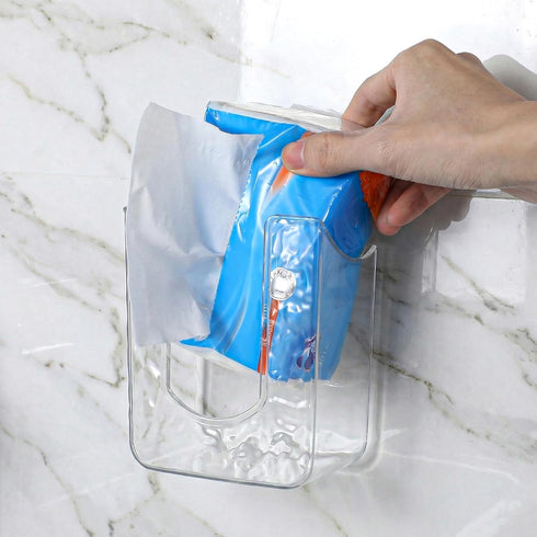 Piriuuo Wipes Dispenser, Wall-Mounted Wipes Holder for Bathroom Clear Wipe Dispenser Flushable Wipe Holder for Bathroom