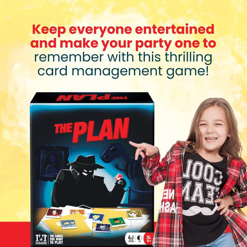 R&R Games The Plan - Strategic Heist Card Game for Kids and Adults