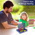 4 in a Row Connect Game - Travel Board Games for Kids Adults, 9 x 7.4 inches (Blue)