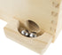 Labyrinth Wooden Maze Game with Two Steel Marbles - Puzzle Game for Adults, Boys and Girls by Hey! Play!, Tan