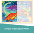 24 Piece Puzzle for 3 Year Old, Dinosaur Wooden Jigsaw Puzzles for Kids Ages 3-5 with Picture Underneath, Preschool Toddler Puzzles Ages 2-4 with Storage Tray