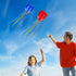 Large Octopus Kites - Beautiful Easy Flyer Beach Kites for Kids and Adults (Red+Blue)