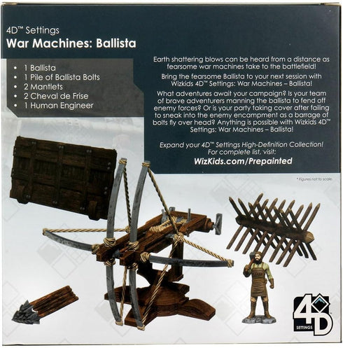 WarLock Tiles Accessory, 4D Settings War Machines Ballista