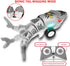 HAHAone 4 5 6 7 8 12 Remote Control Shark Car,rc Cars,Toys for Kids Age with Swinging Tail, LED Lights, Toddlers