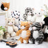 Libima 8 Pcs Cat Stuffed Animals - 8 Inch Plush Kittens for Theme Party Favors, Birthday Gifts & Cute Pet Toys