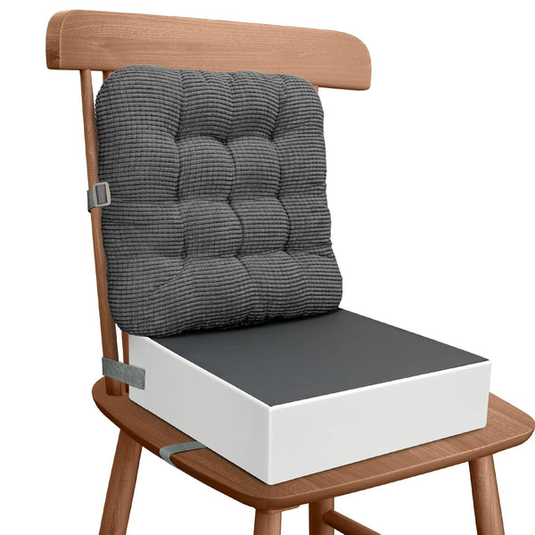 JLGCUF Booster Seat for Kitchen Chair, Toddler Booster Seats with Adjustable Washable Safety