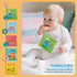 5-Pack 0-3, Soft Cloth Crinkle Books for Babies Washable Non-Toxic Sensory Early Educational Toys, Bath & Learning