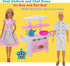 EuTengHao 34Pcs Doll Clothes and Accessories, 12 Inch Boy and Girl Dolls Chef Kitchen Playset