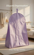 Light Purple Hanging Baby Diaper Caddy Organizer for Changing Station; Baby Nursery Dcor for Girls; Diaper Stacker