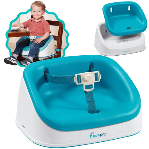 Hiccapop ErgoBoost Toddler Booster Seat for Dining Table, Non-Slip Stable Booster Chair