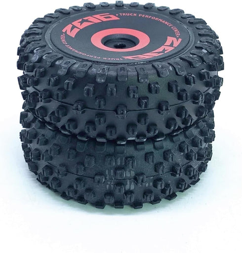 Replacement 2PCS Durable Front Tire Wheel Tyre RC Parts for WLtoys 124016 RC Car