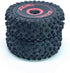 Replacement 2PCS Durable Front Tire Wheel Tyre RC Parts for WLtoys 124016 RC Car