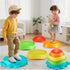 YOHOOLYO Stepping stone for kids, 5 Pack Non-Slip Child Balance Stones, Outdoor