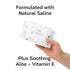 360 Count (12 Packs 30) Nolla Nose and Face Wipes for Babies & Kids with Saline, Vitamin E, & Aloe | Unscented |