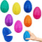 Chochkees Fillable Easter Eggs with Hinge Bulk Colorful Bright Plastic Easter Eggs, Perfect