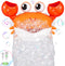 Gigilli Crab Baby Bath Toys, Rechargeable Bath Bubble Machine for Toddler, Automatic