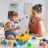 Playkidz Shape Sorter Baby and Toddler Toy, ABC and Shape Pieces, Sorting Shape Game for Children 18 Months+