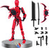 WNWBFM Model13 Action Figure,Magnetic Travel Toys for Kids, Lucky Robot 13 Movable Figures,Multiple