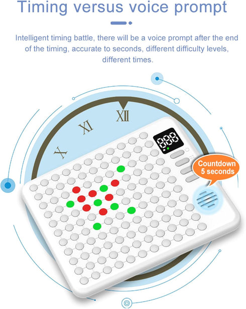 BEBESIRI 9 5-in-a-Row 4-in-a-Row, Smart Chessboard with AI Games, & Portable Electronic Board Game for Kids, Travel