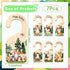 Closet 7PCS Closet 24 Animals Baby Dividers, Wooden Baby Clothes Dividers for Organizers, Newborn to Months Home