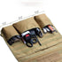 Car Seat Back Organizer, Tactical Molle Nylon Vehicle Panel Universal Fit Car Backseat Cover Protector (Olny Tan molle seat organizer) by wrumava