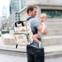 BOESI Backpack, Mommy Backpack, Backpack, Boho Rainbow Diaper Bag Bag, Multifunctional Diaper Travel Large Capacity