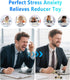 ATESSON Fidget Spinner Gold Stress Relief Reducer Toys, High Speed Bearing Metal Hand Spinners for Kids Adults