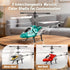 2.4GHz 8+ XIKOTEC Remote Control Helicopter, RC Helicopter Toy for Kids, RC Plane with LED Lights, RC Flying Toy, Easy