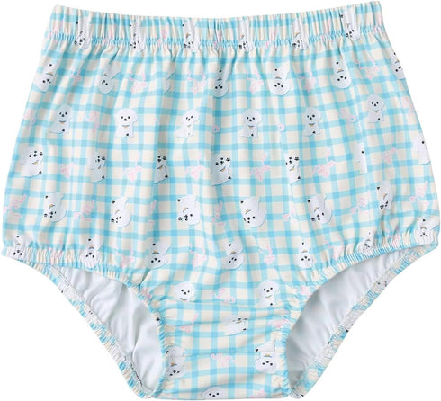 Landofgenie Diaper Cover for Adults Cute Puppy Printed Reusable Washable Elasticated Waistband