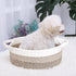 ABenkle Small Basket with Handles - Decorative Durable Rope Woven Storage Bin, Easter Baby Gift Basket
