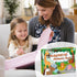 11 Magnetic Wooden Animals Train Set - Montessori Toys for Toddlers - Birthday Gifts for Boys & Girls
