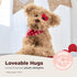 Bearington Harry Hugglesmore Valentine's Day Stuffed Animal, 11 Inch Brown Puppy, Ideal for Gifts