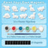Funto Dinosaur Painting Kit for Kids, 27 PCS Crafts Set to Paint Your Own Figurines with Magnet, Creative DIY Activity